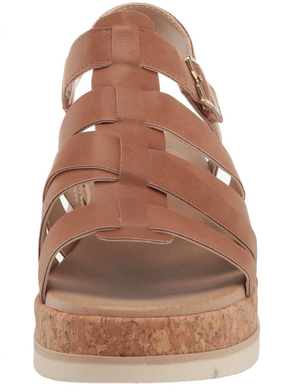 Dr. Scholl's Honey Brown Woven Ankle-Strap Sandal - Picture 2 of 7